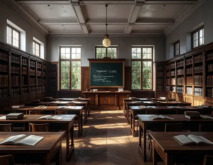 Aula universitaria con materiali didattici per il TFA Sostegno X ciclo 2025 e requisiti d’accesso